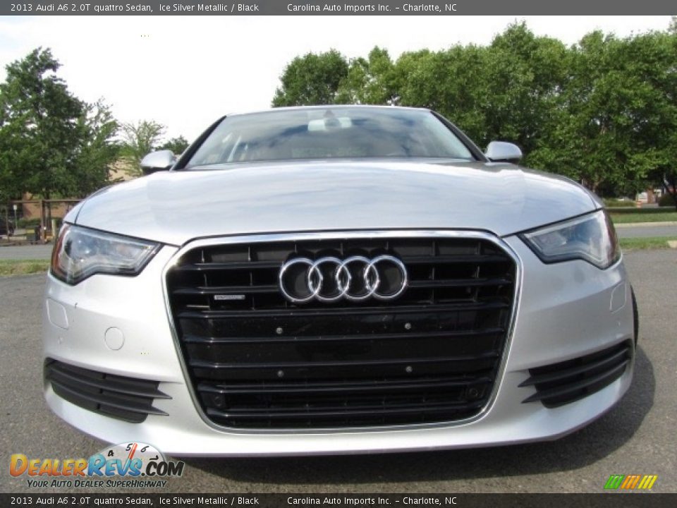 2013 Audi A6 2.0T quattro Sedan Ice Silver Metallic / Black Photo #4