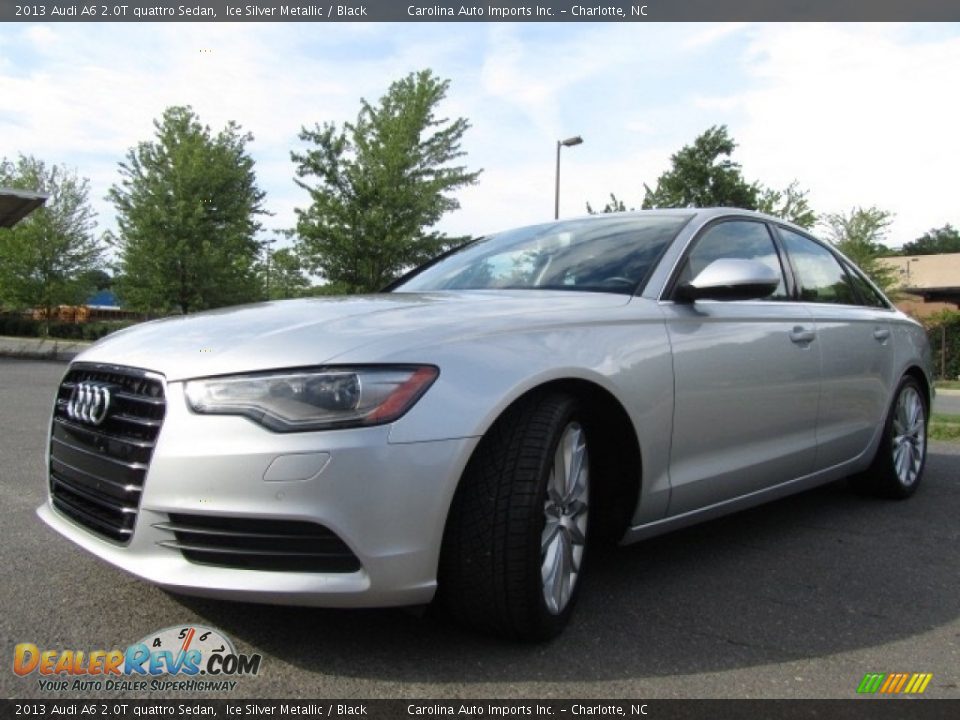 2013 Audi A6 2.0T quattro Sedan Ice Silver Metallic / Black Photo #6