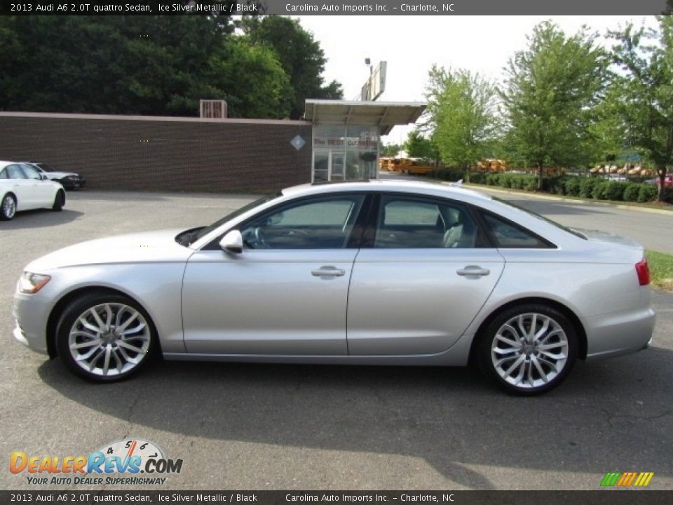 2013 Audi A6 2.0T quattro Sedan Ice Silver Metallic / Black Photo #7