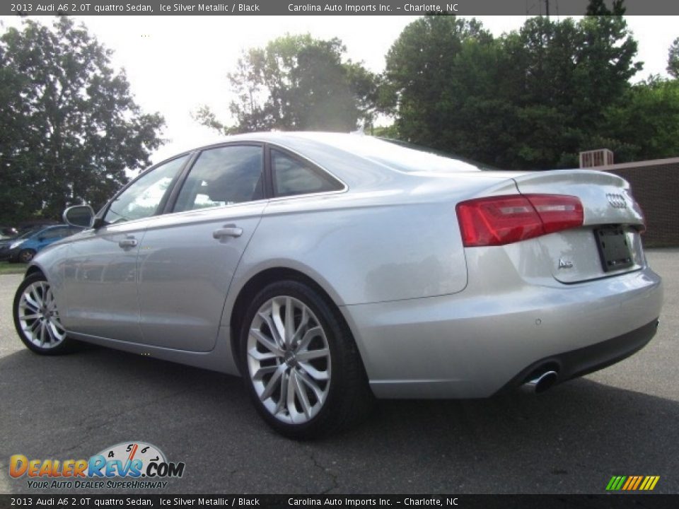 2013 Audi A6 2.0T quattro Sedan Ice Silver Metallic / Black Photo #8