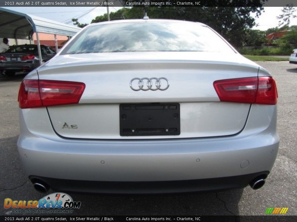2013 Audi A6 2.0T quattro Sedan Ice Silver Metallic / Black Photo #9