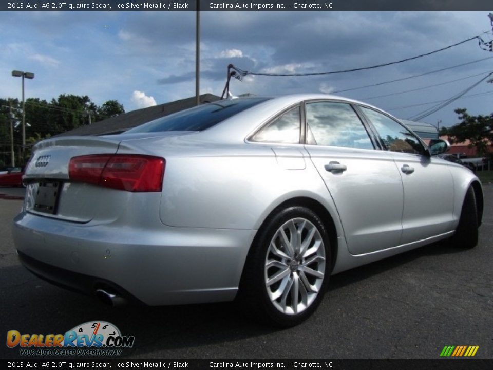 2013 Audi A6 2.0T quattro Sedan Ice Silver Metallic / Black Photo #10