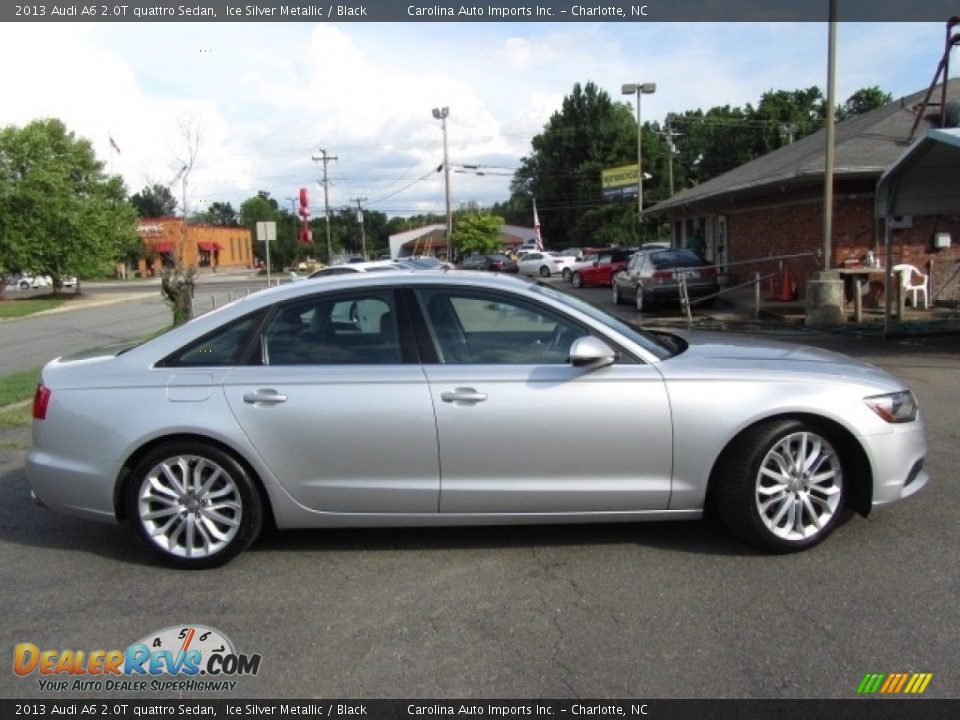 2013 Audi A6 2.0T quattro Sedan Ice Silver Metallic / Black Photo #11