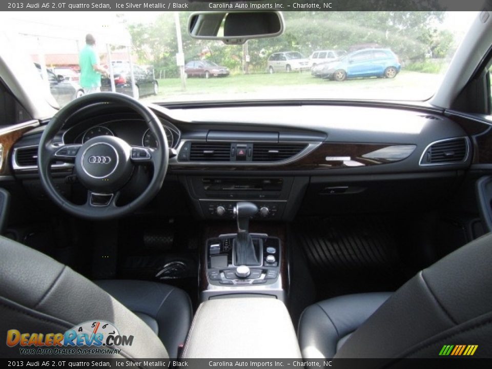 2013 Audi A6 2.0T quattro Sedan Ice Silver Metallic / Black Photo #13