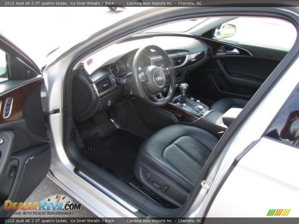 2013 Audi A6 2.0T quattro Sedan Ice Silver Metallic / Black Photo #17
