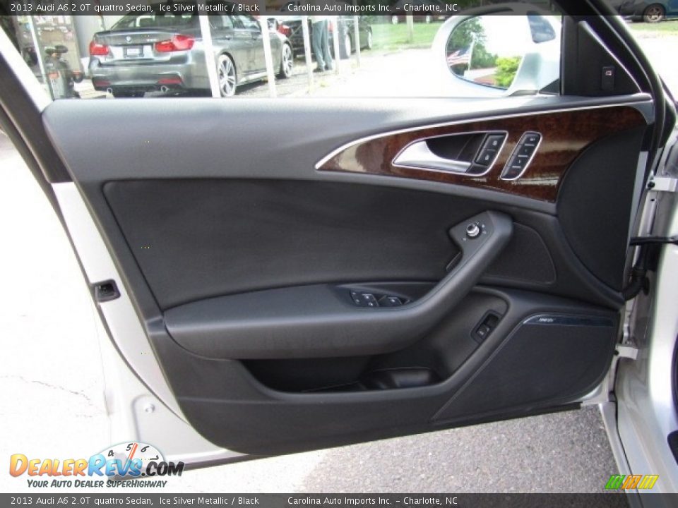 2013 Audi A6 2.0T quattro Sedan Ice Silver Metallic / Black Photo #18
