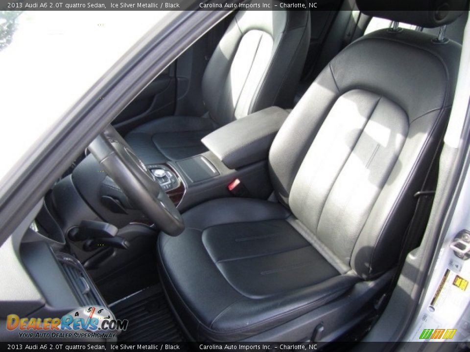 2013 Audi A6 2.0T quattro Sedan Ice Silver Metallic / Black Photo #19