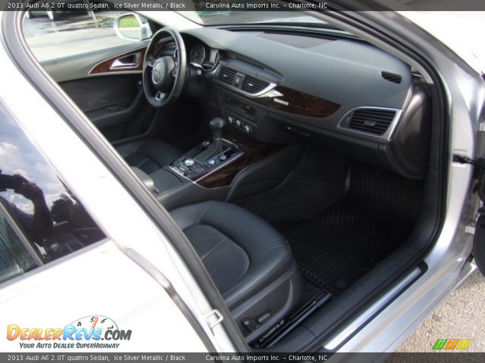 2013 Audi A6 2.0T quattro Sedan Ice Silver Metallic / Black Photo #22