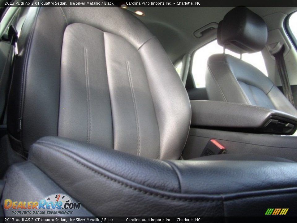 2013 Audi A6 2.0T quattro Sedan Ice Silver Metallic / Black Photo #23
