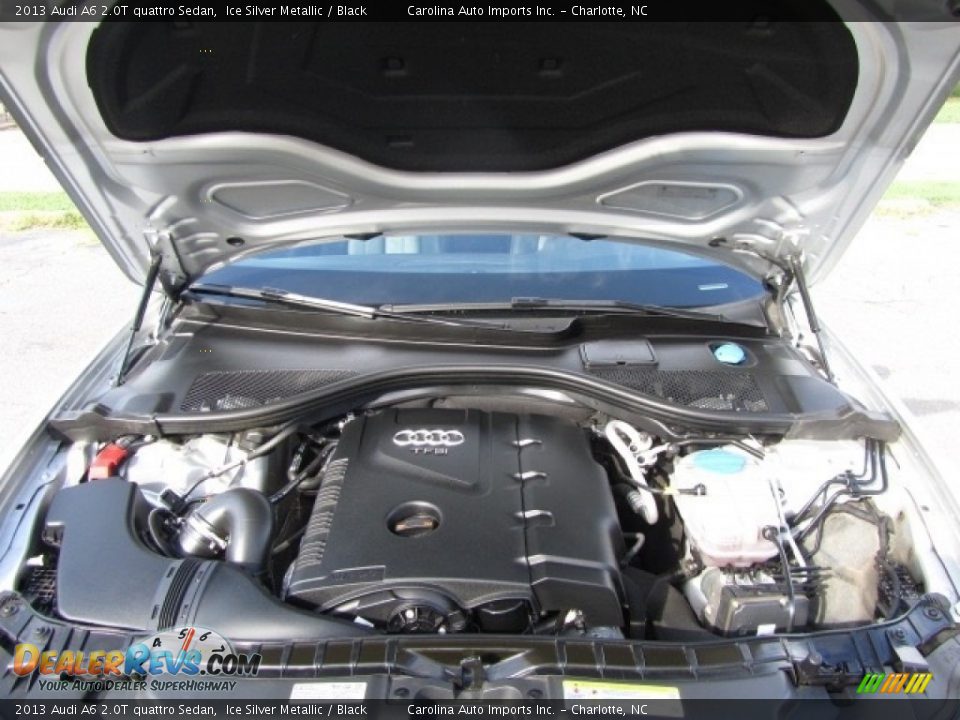 2013 Audi A6 2.0T quattro Sedan Ice Silver Metallic / Black Photo #25