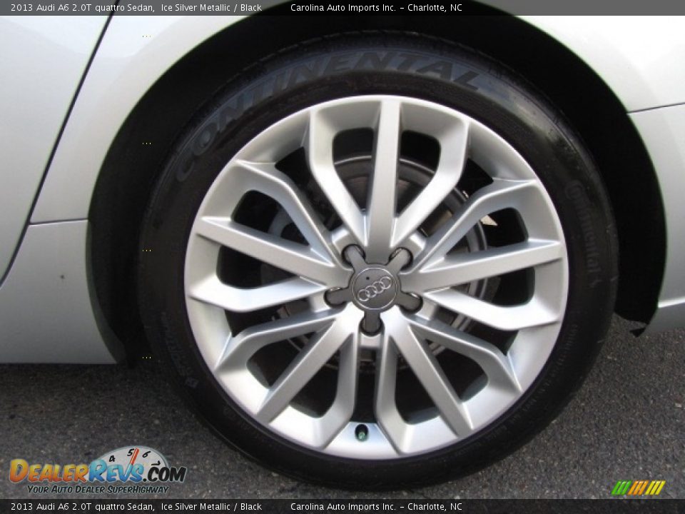 2013 Audi A6 2.0T quattro Sedan Ice Silver Metallic / Black Photo #26