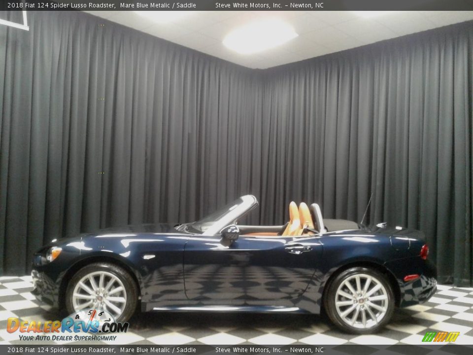 2018 Fiat 124 Spider Lusso Roadster Mare Blue Metalic / Saddle Photo #2