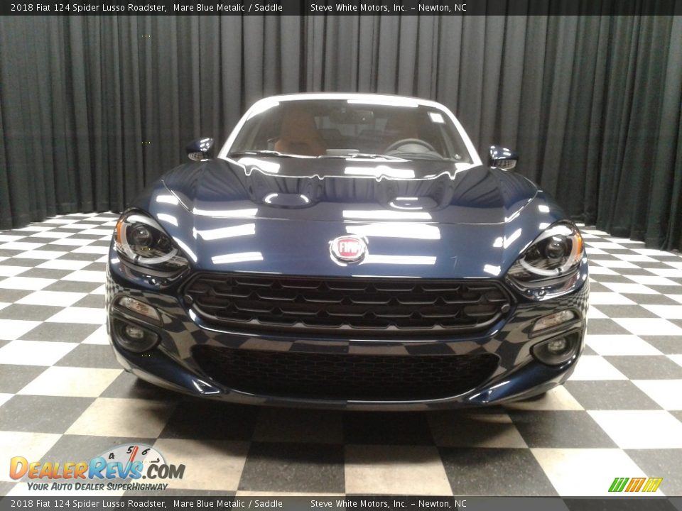 2018 Fiat 124 Spider Lusso Roadster Mare Blue Metalic / Saddle Photo #4