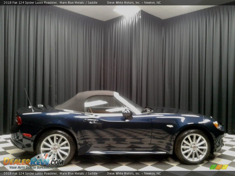 2018 Fiat 124 Spider Lusso Roadster Mare Blue Metalic / Saddle Photo #6
