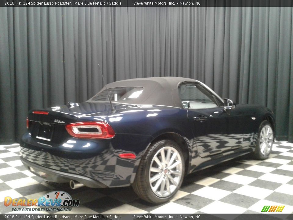 2018 Fiat 124 Spider Lusso Roadster Mare Blue Metalic / Saddle Photo #7