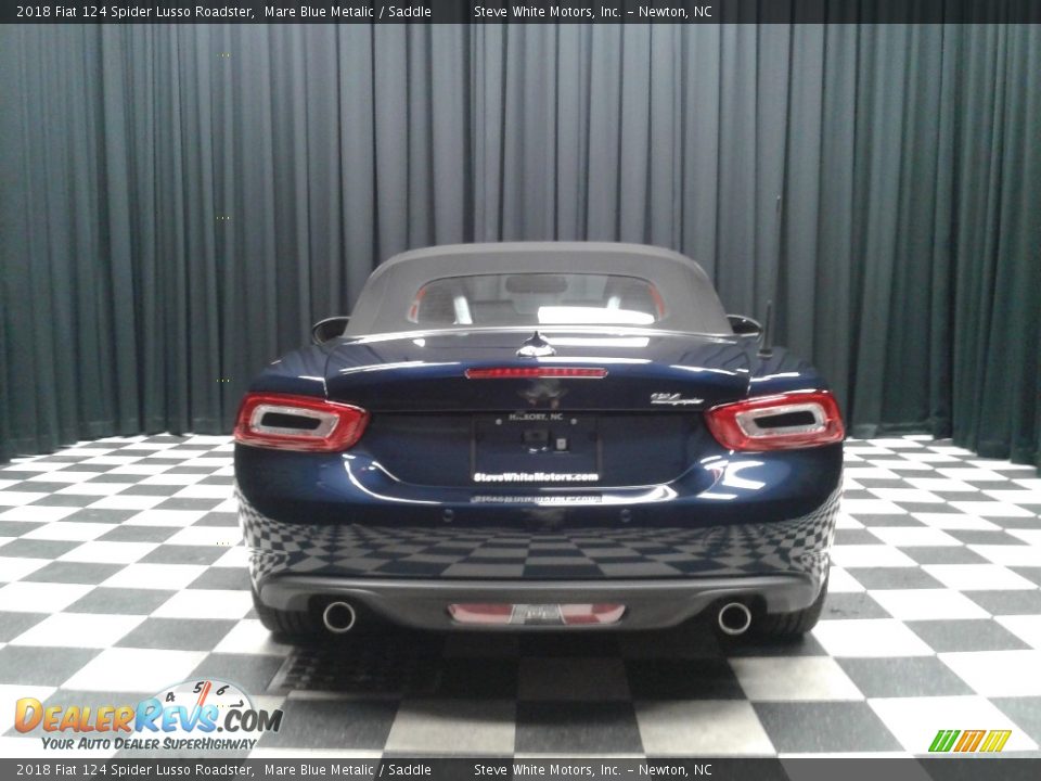 2018 Fiat 124 Spider Lusso Roadster Mare Blue Metalic / Saddle Photo #8