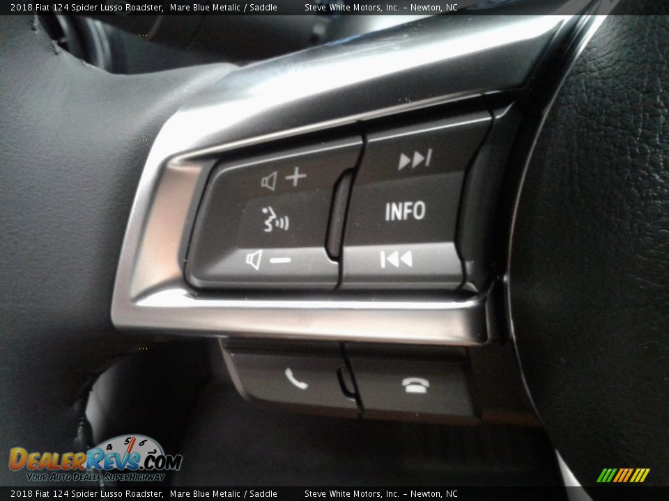 2018 Fiat 124 Spider Lusso Roadster Mare Blue Metalic / Saddle Photo #15