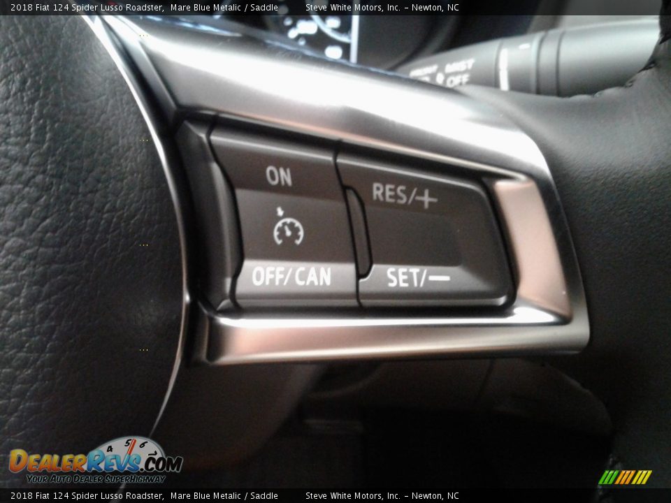 2018 Fiat 124 Spider Lusso Roadster Mare Blue Metalic / Saddle Photo #16