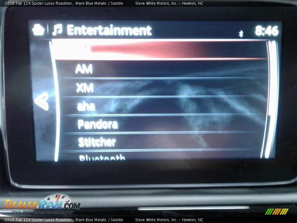 2018 Fiat 124 Spider Lusso Roadster Mare Blue Metalic / Saddle Photo #19