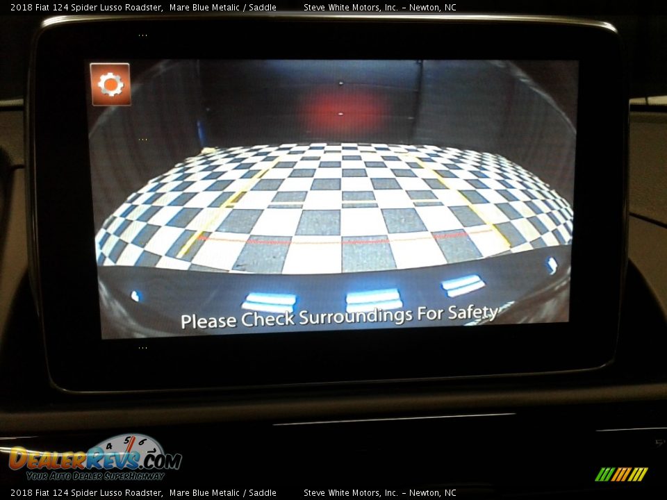 2018 Fiat 124 Spider Lusso Roadster Mare Blue Metalic / Saddle Photo #21