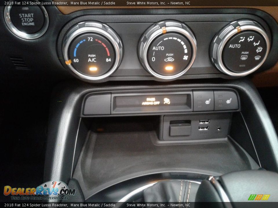 2018 Fiat 124 Spider Lusso Roadster Mare Blue Metalic / Saddle Photo #23