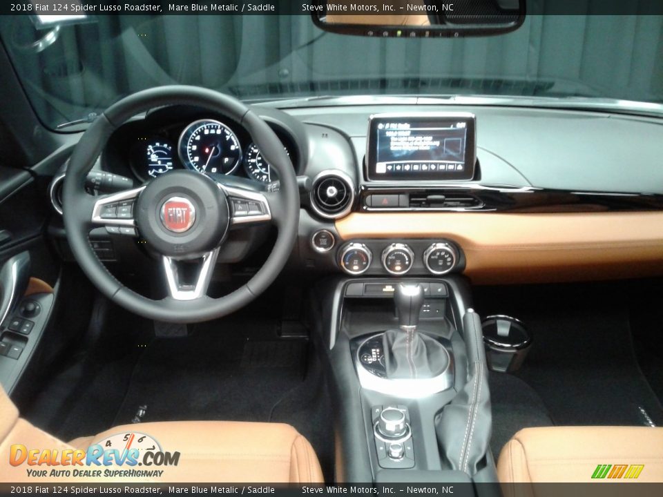 2018 Fiat 124 Spider Lusso Roadster Mare Blue Metalic / Saddle Photo #26