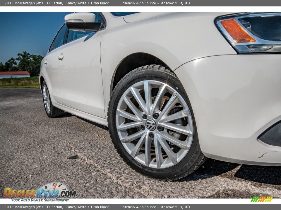 2013 Volkswagen Jetta TDI Sedan Candy White / Titan Black Photo #2