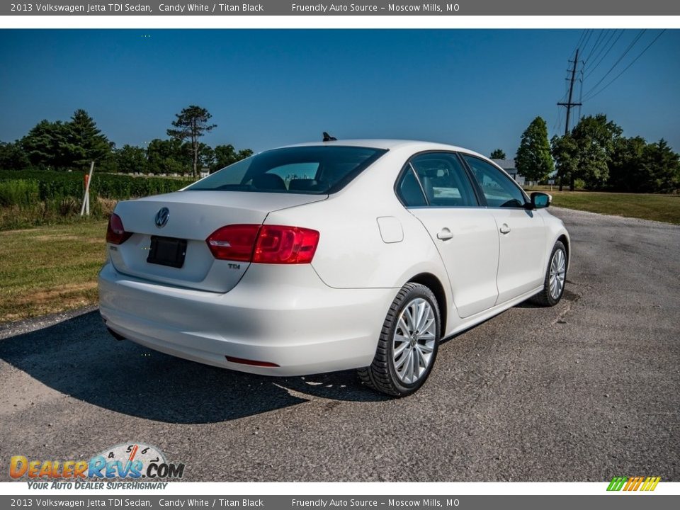 2013 Volkswagen Jetta TDI Sedan Candy White / Titan Black Photo #4