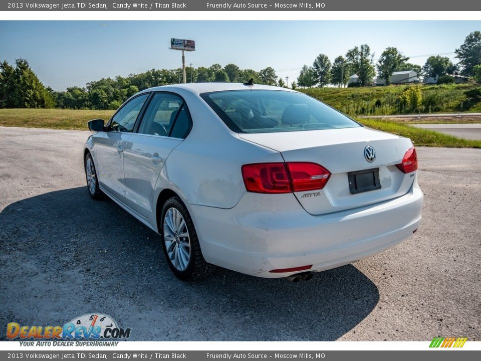 2013 Volkswagen Jetta TDI Sedan Candy White / Titan Black Photo #6