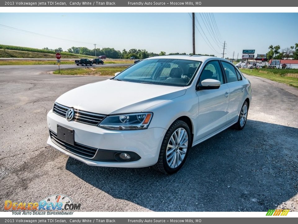 2013 Volkswagen Jetta TDI Sedan Candy White / Titan Black Photo #8