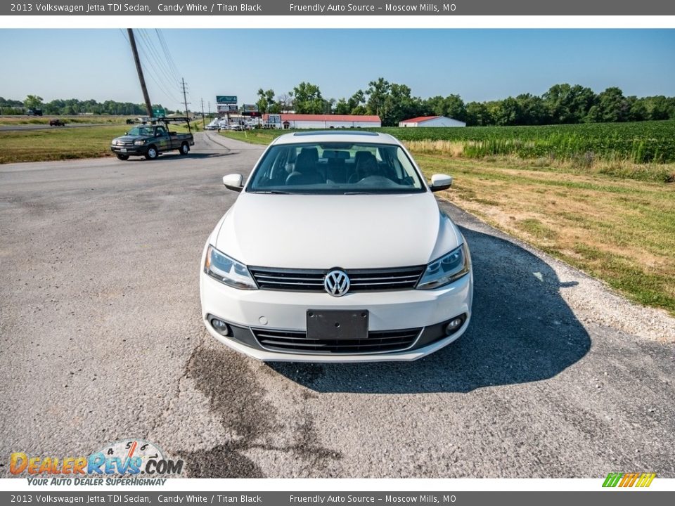 2013 Volkswagen Jetta TDI Sedan Candy White / Titan Black Photo #9