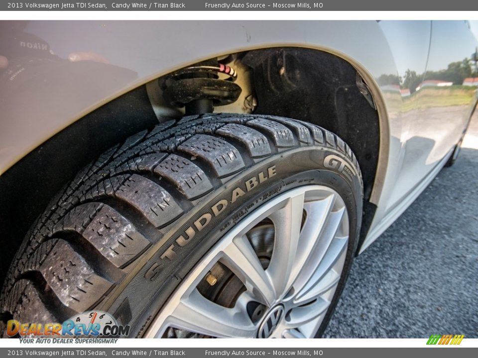 2013 Volkswagen Jetta TDI Sedan Candy White / Titan Black Photo #11