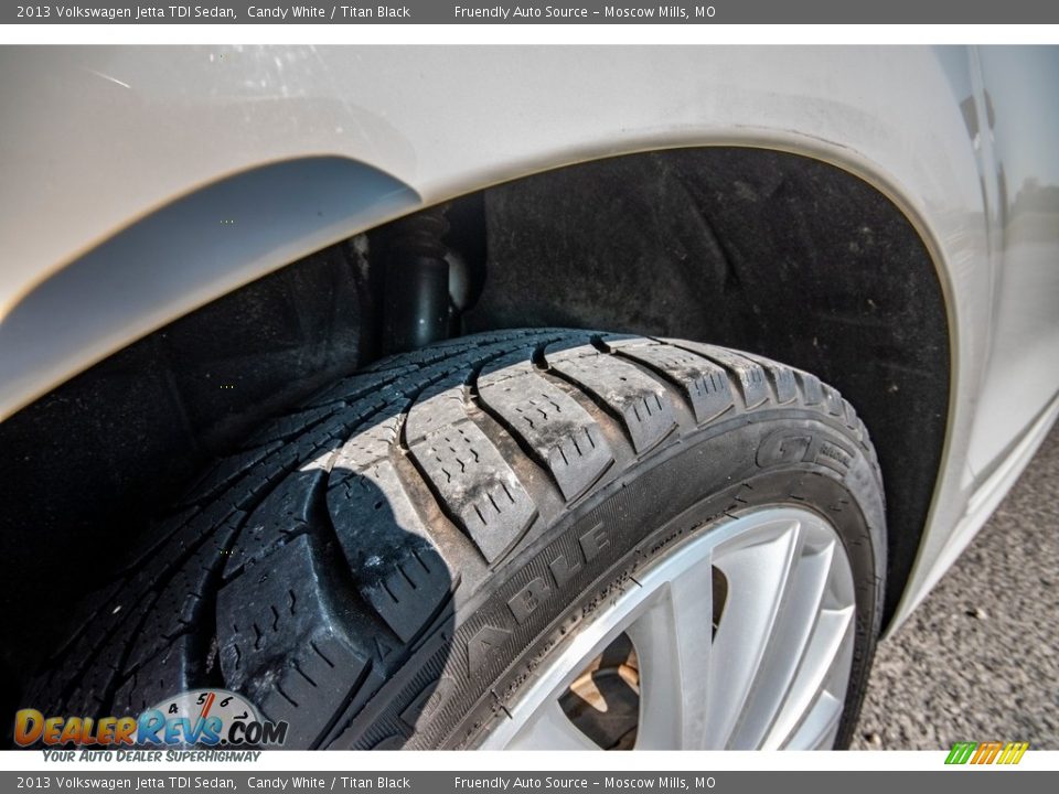 2013 Volkswagen Jetta TDI Sedan Candy White / Titan Black Photo #13