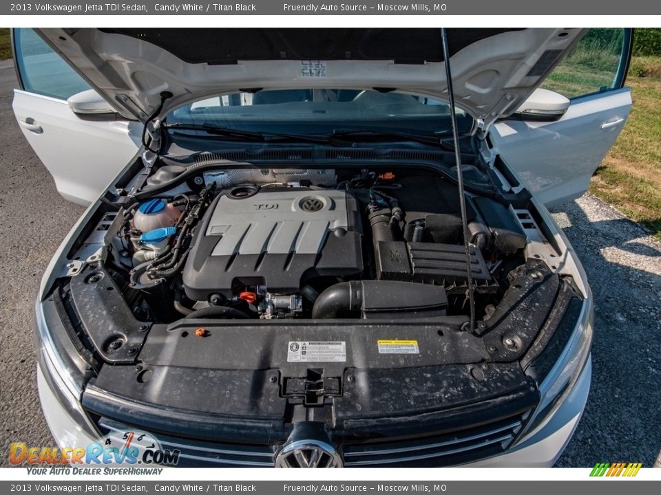 2013 Volkswagen Jetta TDI Sedan Candy White / Titan Black Photo #15