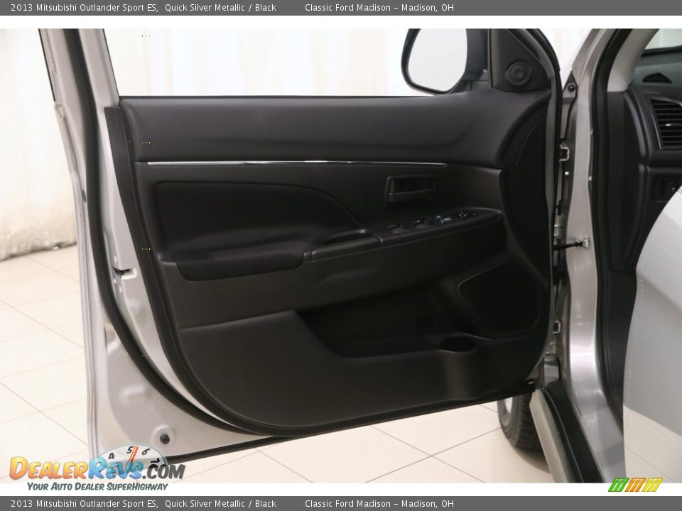 2013 Mitsubishi Outlander Sport ES Quick Silver Metallic / Black Photo #4