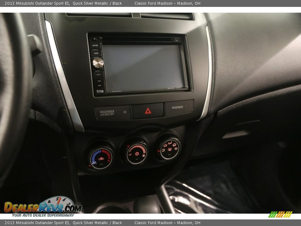 2013 Mitsubishi Outlander Sport ES Quick Silver Metallic / Black Photo #9