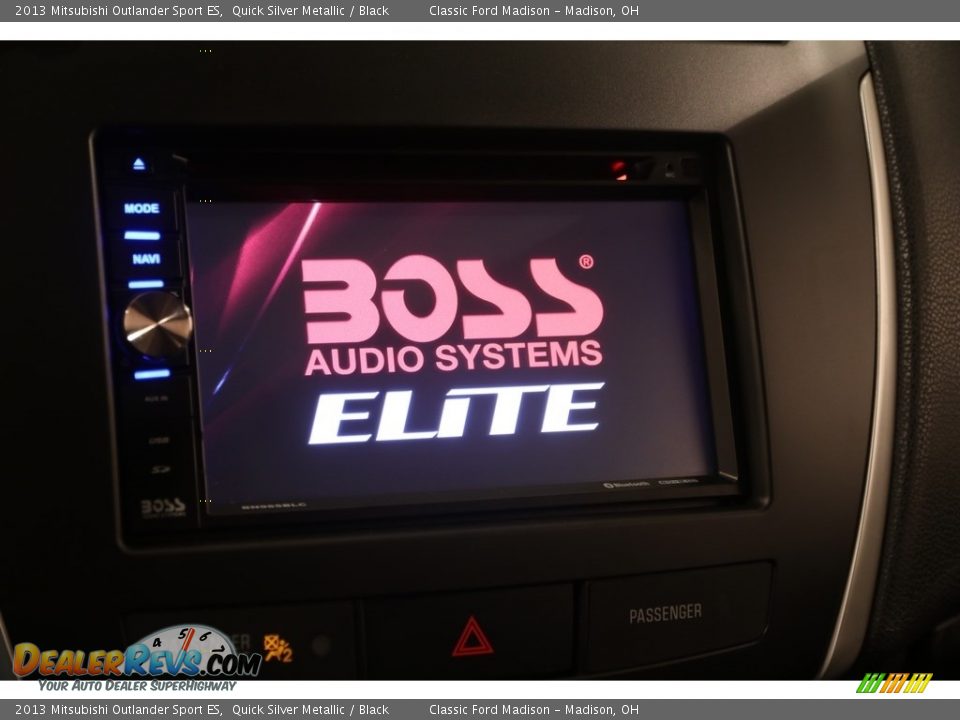 2013 Mitsubishi Outlander Sport ES Quick Silver Metallic / Black Photo #10