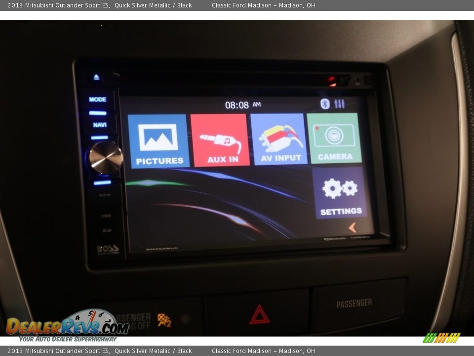 2013 Mitsubishi Outlander Sport ES Quick Silver Metallic / Black Photo #12