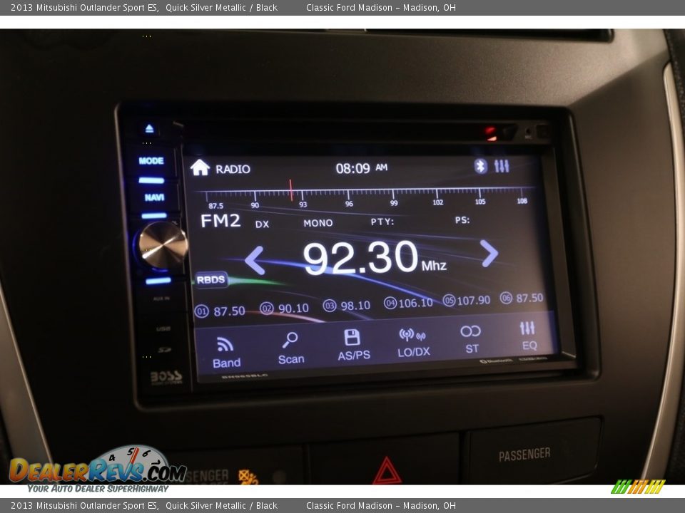 2013 Mitsubishi Outlander Sport ES Quick Silver Metallic / Black Photo #13