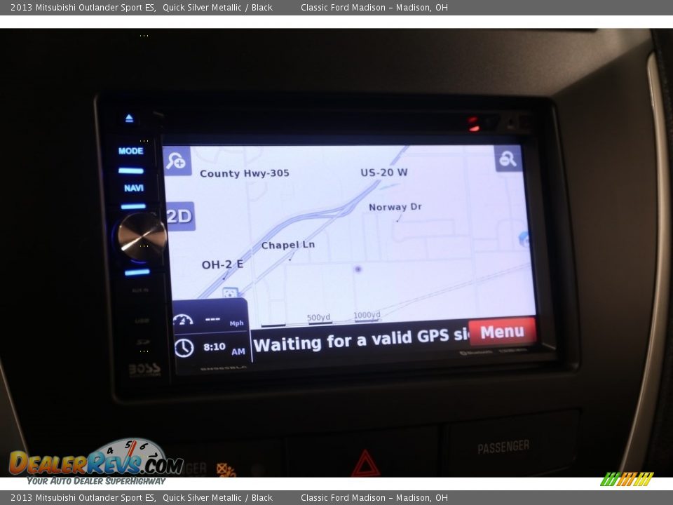 2013 Mitsubishi Outlander Sport ES Quick Silver Metallic / Black Photo #15