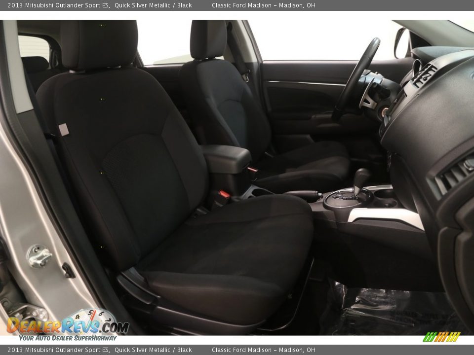 2013 Mitsubishi Outlander Sport ES Quick Silver Metallic / Black Photo #17