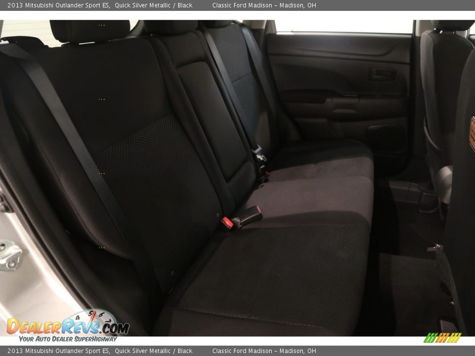2013 Mitsubishi Outlander Sport ES Quick Silver Metallic / Black Photo #18