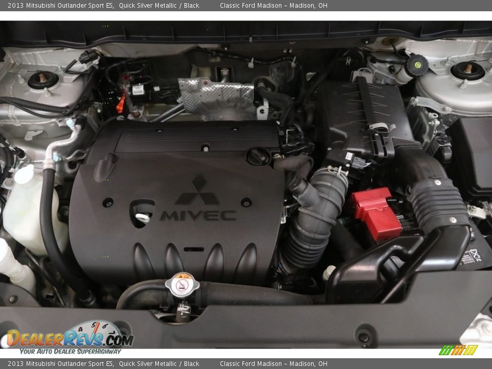 2013 Mitsubishi Outlander Sport ES Quick Silver Metallic / Black Photo #21