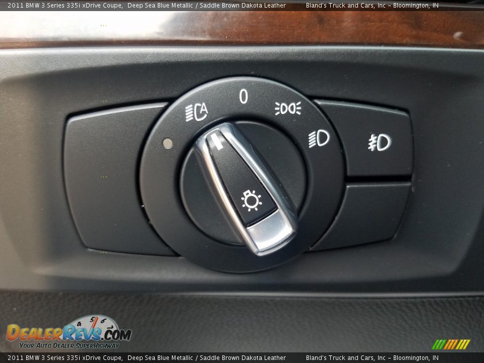 2011 BMW 3 Series 335i xDrive Coupe Deep Sea Blue Metallic / Saddle Brown Dakota Leather Photo #19