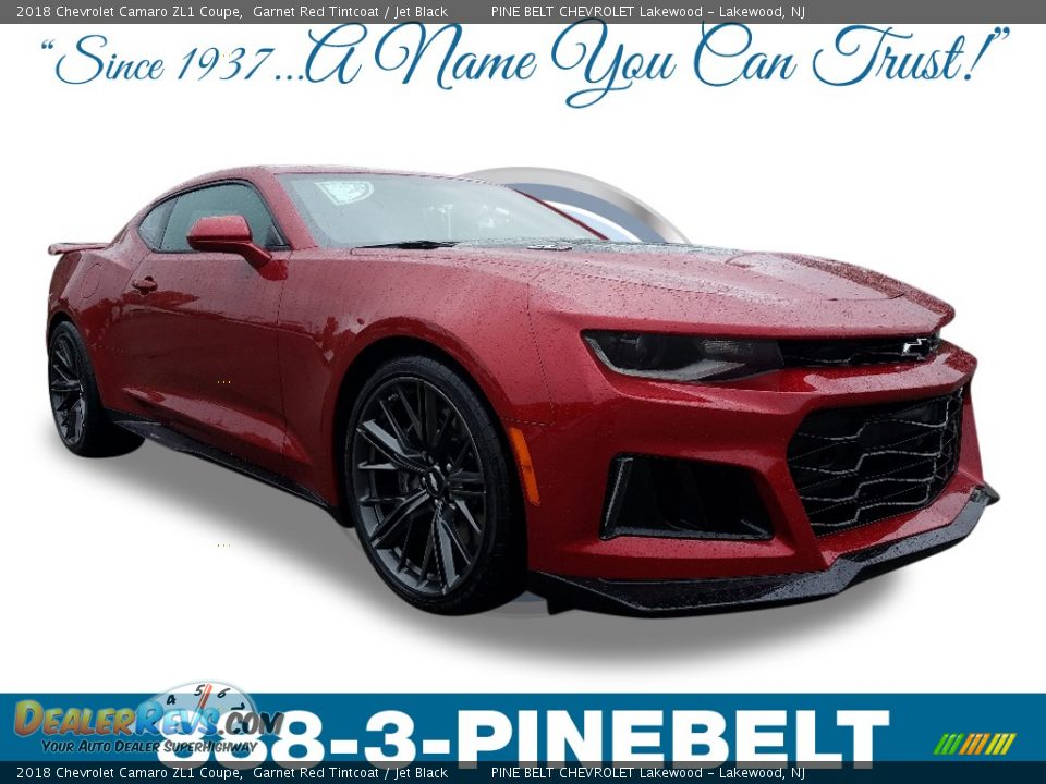 2018 Chevrolet Camaro ZL1 Coupe Garnet Red Tintcoat / Jet Black Photo #1