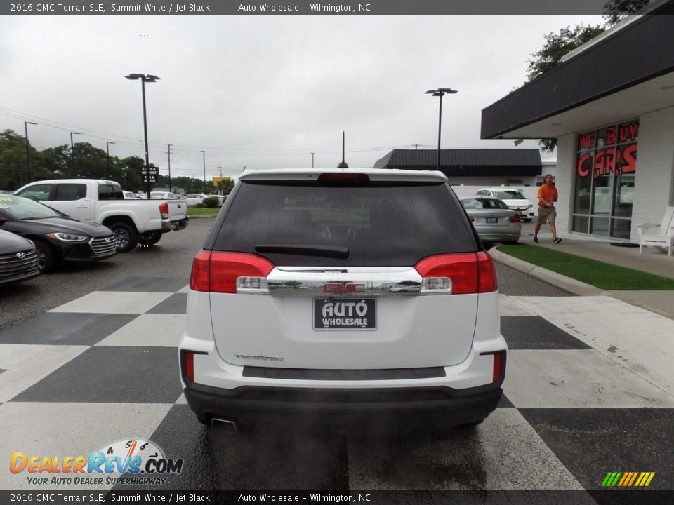 2016 GMC Terrain SLE Summit White / Jet Black Photo #4