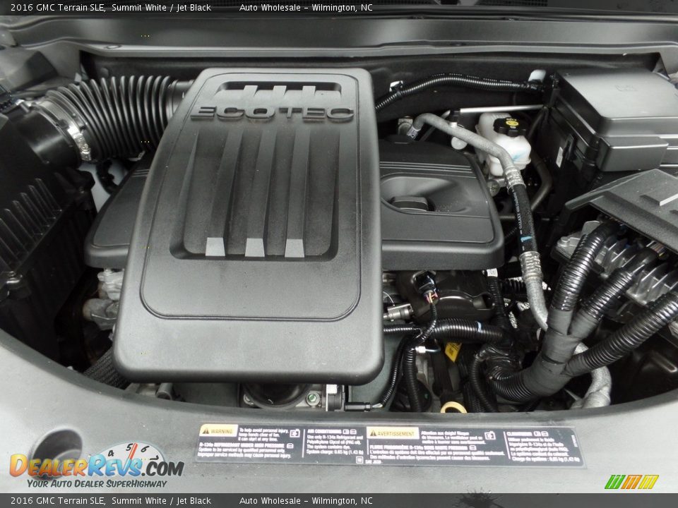 2016 GMC Terrain SLE Summit White / Jet Black Photo #6