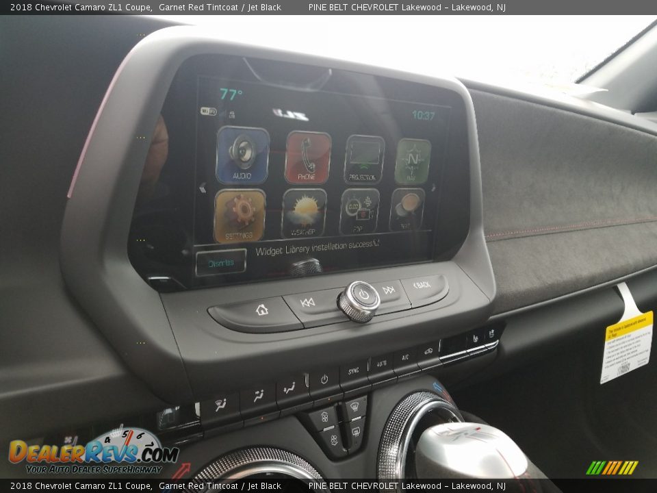 2018 Chevrolet Camaro ZL1 Coupe Garnet Red Tintcoat / Jet Black Photo #10