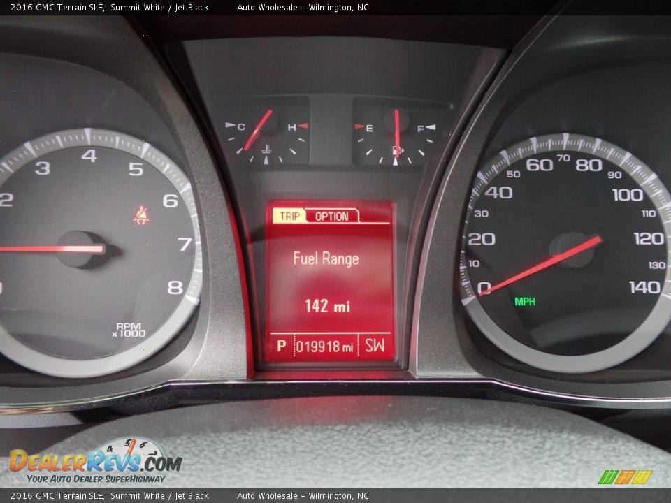 2016 GMC Terrain SLE Summit White / Jet Black Photo #16