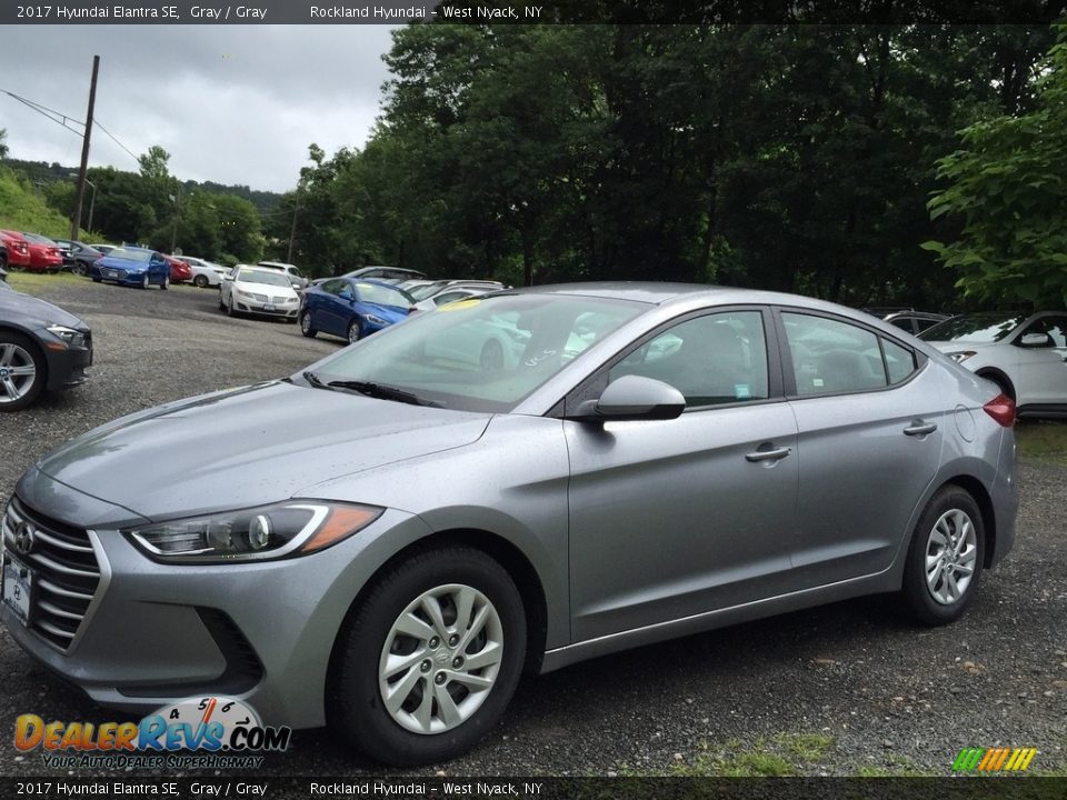 2017 Hyundai Elantra SE Gray / Gray Photo #7
